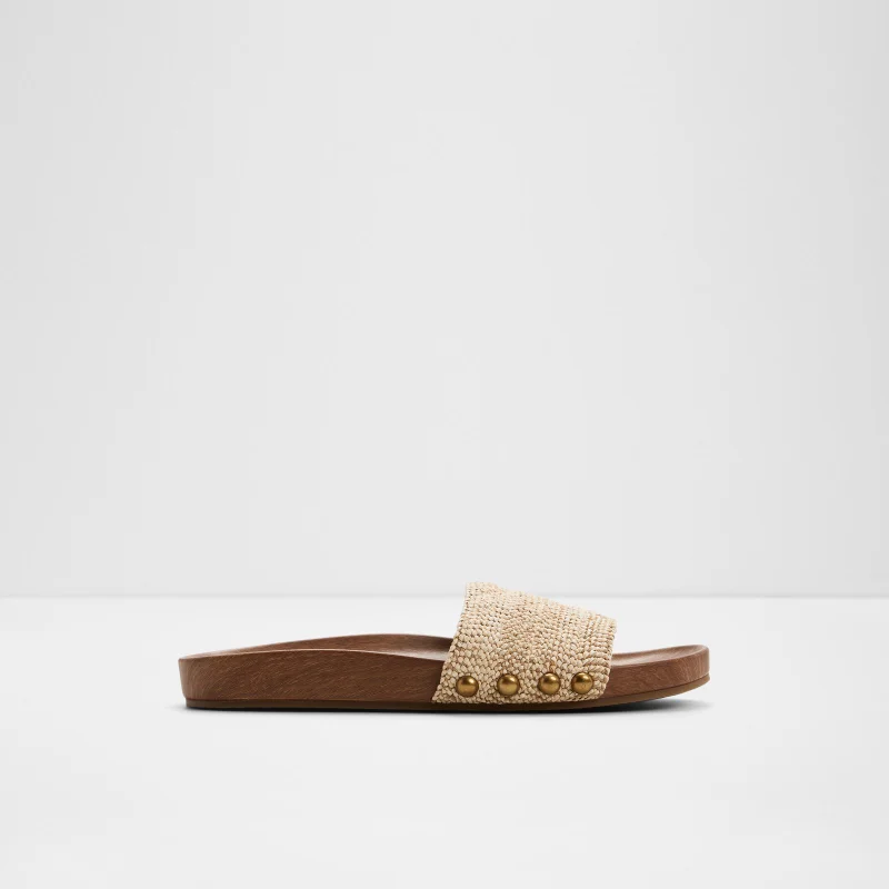 الدو ROOTED Open Toe Flat Sandals